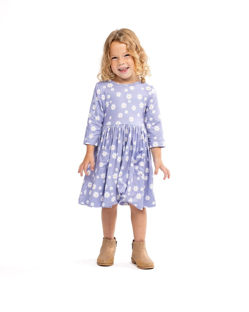 Darling Daisies Pocket Twirl Dress