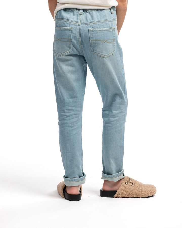 Bonnie Blue Straight Jeans