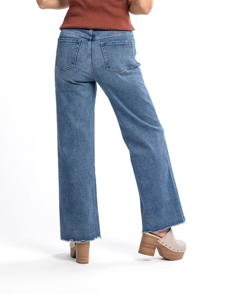 Birdie Super High Rise Wide Leg Jeans