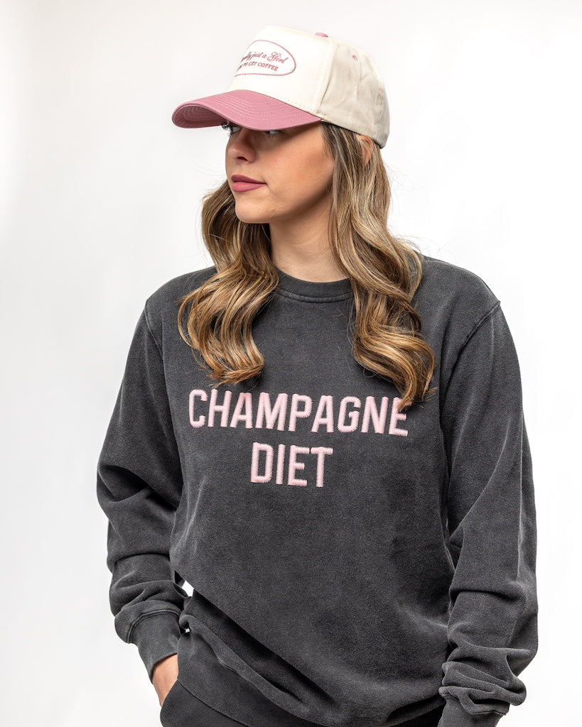 Champagne Diet Sweatshirt & Pant Set