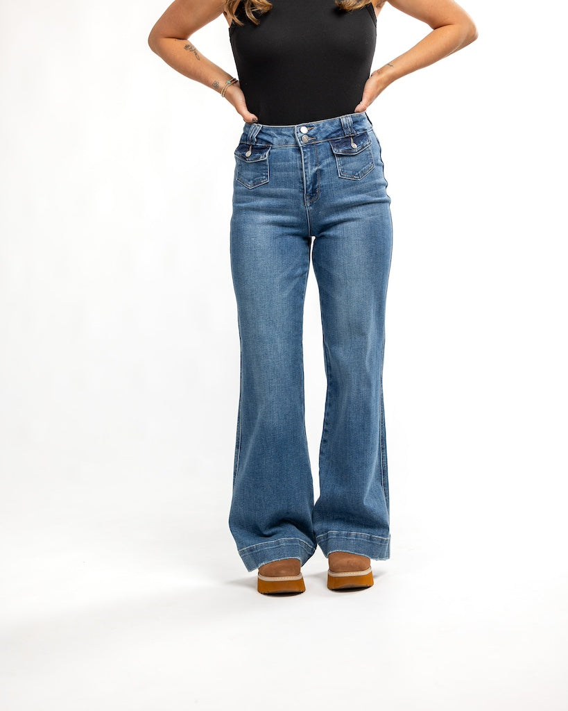 Style Up Super High Rise Skater Jeans