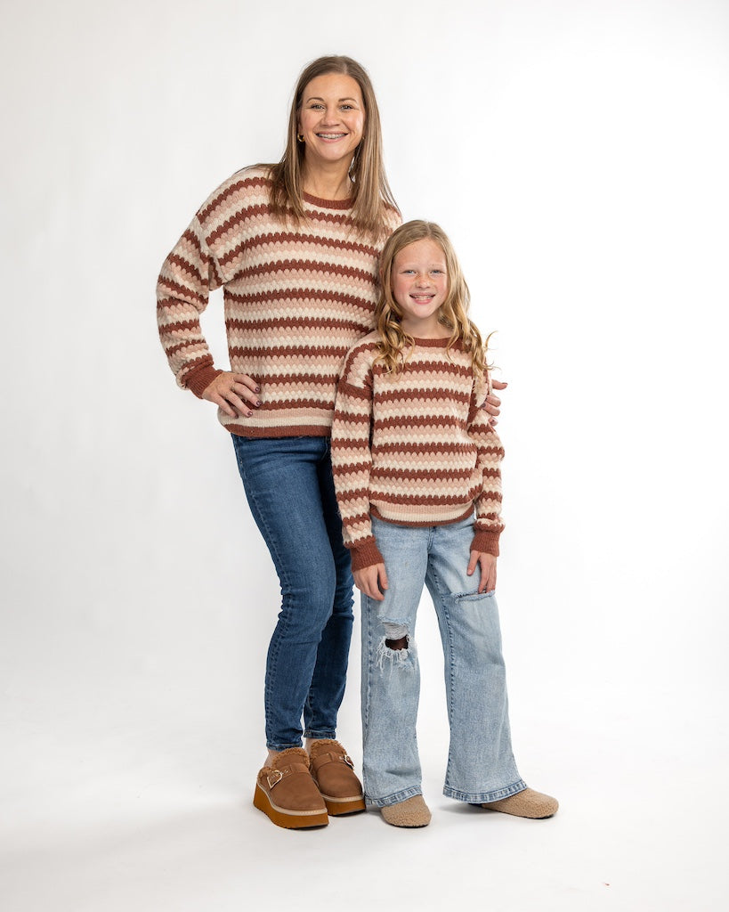 Girls Aspen Knit Sweater