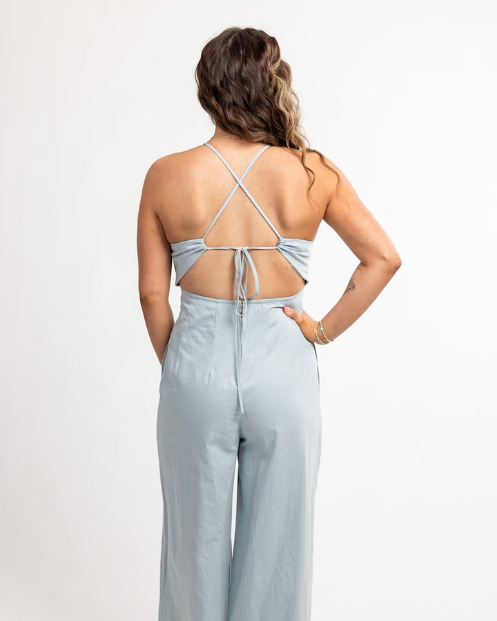 Win You Over Washed Cotton Jumpsuit