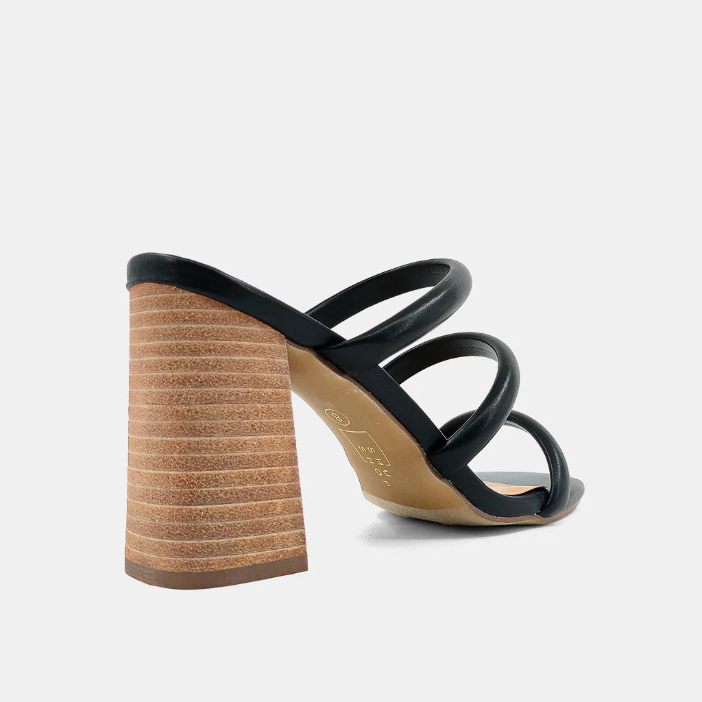 Triple Threat Slip On Heel