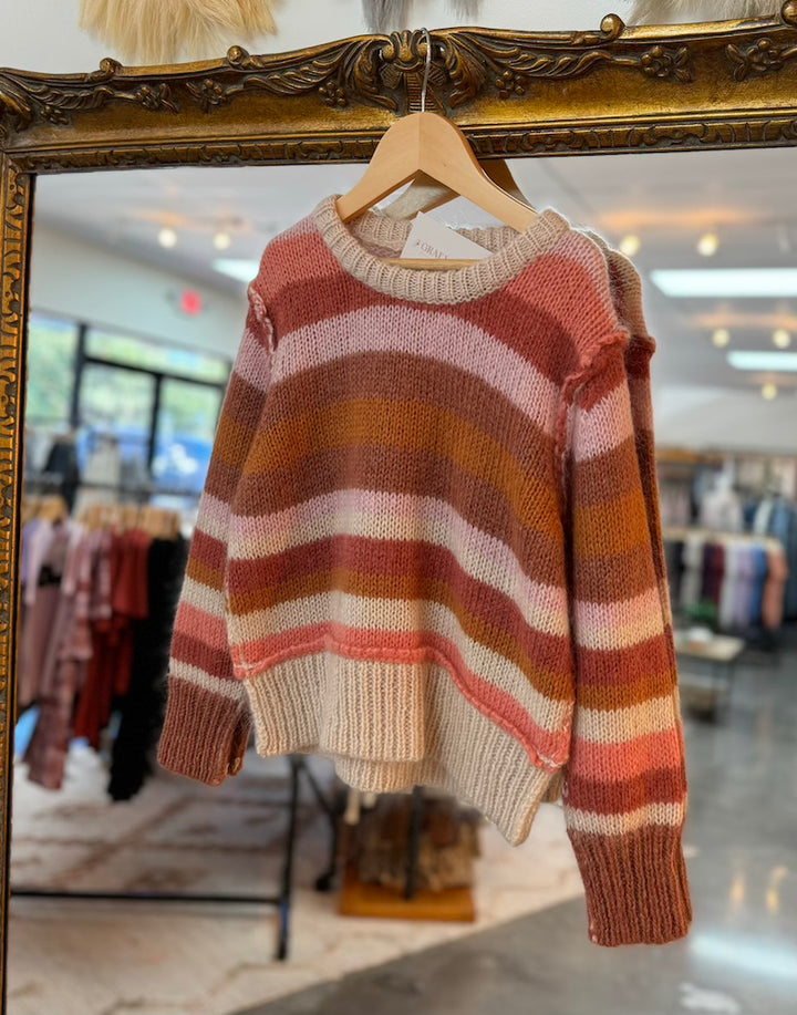 Stella Striped Knit Sweater