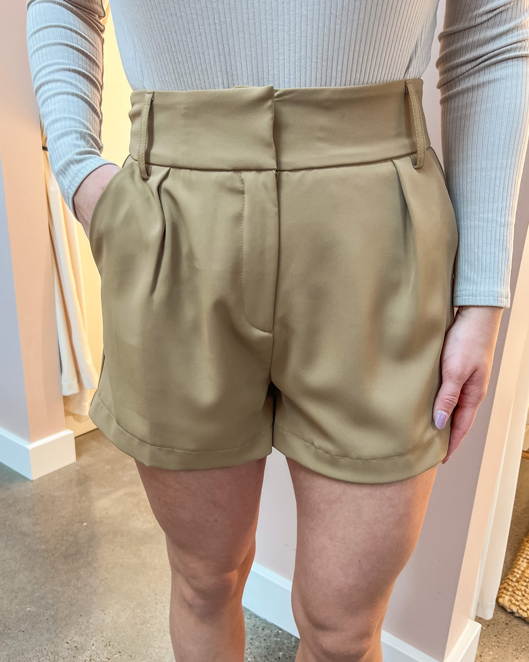 Impressionable Tailored Shorts