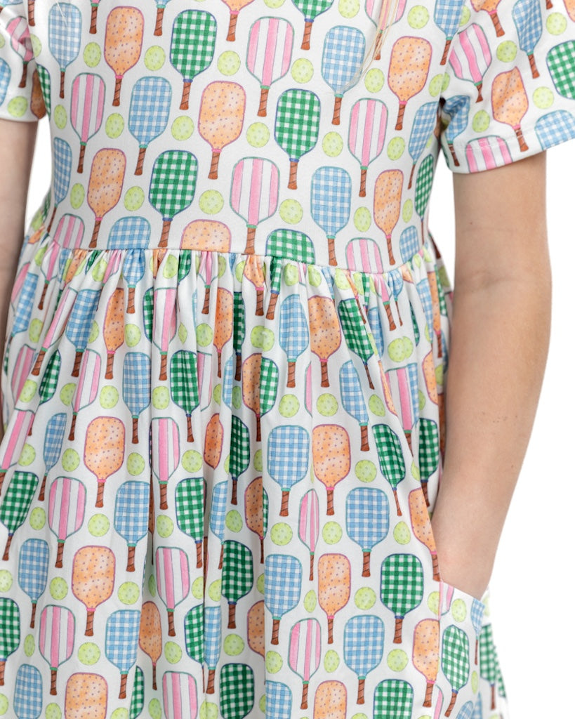 Pickleball Girly Twirl Dress